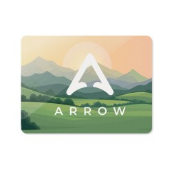 Magnet rectangulaire en PVCCouleur:Blanc