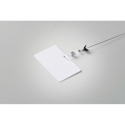 Badge pour lanyard 54 x 86 mmCouleur:Blanc