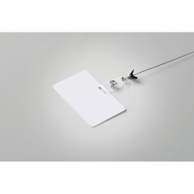 Badge pour lanyard 54 x 86 mmCouleur:Blanc