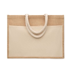 Sac shopping en juteCouleur:Beige