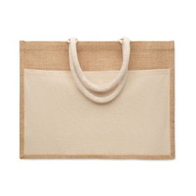 Sac shopping en juteCouleur:Beige