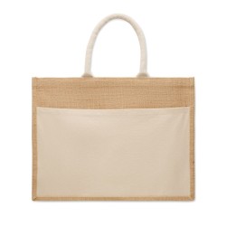 Sac shopping en juteCouleur:Beige