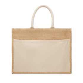 Sac shopping en juteCouleur:Beige