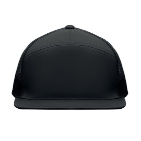 Casquette visière plate 7 pansCouleur:Noir