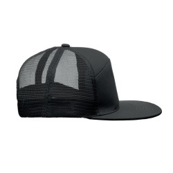Casquette visière plate 7 pansCouleur:Noir