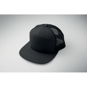 Casquette visière plate 7 pansCouleur:Noir
