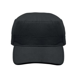Casquette militaire 260 gr/m²Couleur:Noir
