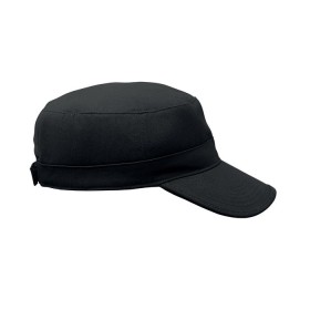 Casquette militaire 260 gr/m²Couleur:Noir