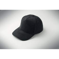 Casquette 5 pans en veloursCouleur:Noir