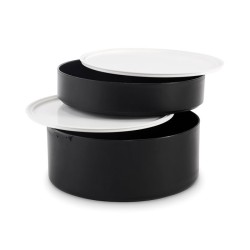 Boîte à lunch 2 niveaux en PPCouleur:Noir