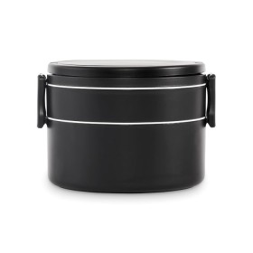 Boîte à lunch 2 niveaux en PPCouleur:Noir