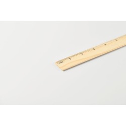 Règle en bois 20cmCouleur:Bois