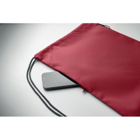 Sac à cordon en 420D RPETCouleur:Bordeaux