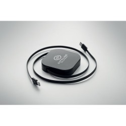 Câble rétractable de 100 WCouleur:Noir