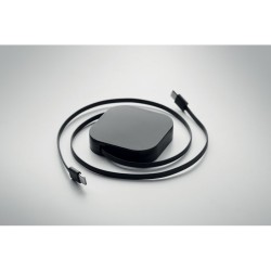 Câble rétractable de 100 WCouleur:Noir