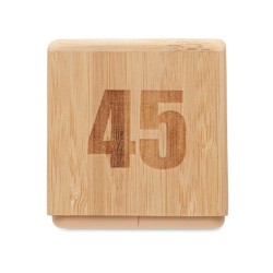 Minuteur en bambouCouleur:Bois