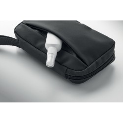 Trousse de toilette 600D RPETCouleur:Noir