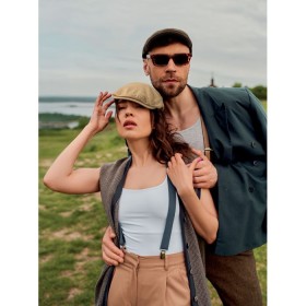 Casquette Newsboy 335 gr/m²Couleur:Kaki