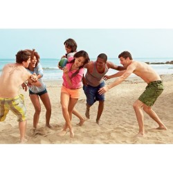 Ballon de rugby de plageCouleur:Multicolore