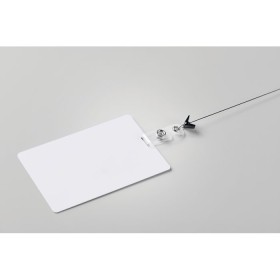 Badge lanyard 120 x 80mmCouleur:Blanc