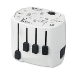 Adaptateur SKROSS® PRO 3pôlesCouleur:Blanc