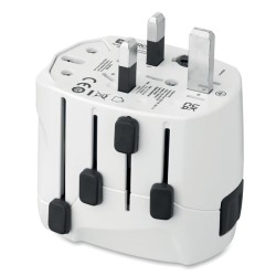 Adaptateur SKROSS® PRO 3pôlesCouleur:Blanc