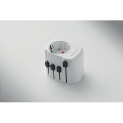 Adaptateur SKROSS® PRO 3pôlesCouleur:Blanc