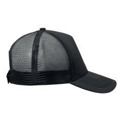 Casquette trucker à 5 panneauxCouleur:Noir