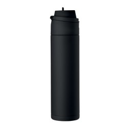 Bouteille simple paroi 650 mlCouleur:Noir