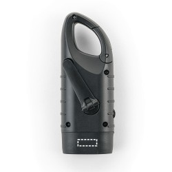  Lampe torche compacte de 0'5 W en ABS, avec 3 LED blanchesCouleur:Noir