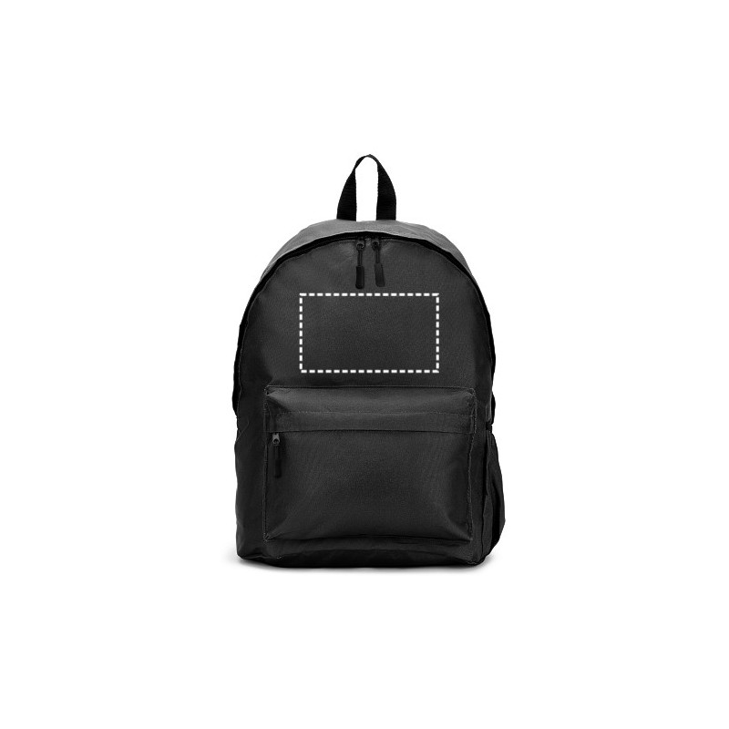  Sac à dos classique au design intemporel en polyester recyclé 600D