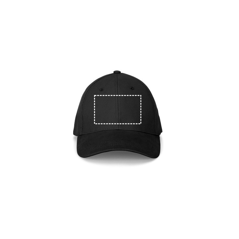  Casquette 100 % coton (260 g/m²) à 6 panneaux