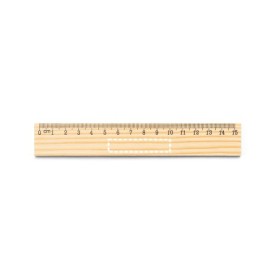  Règle en bois de pin avec échelle graduée de 15 cmCouleur:Naturel clair