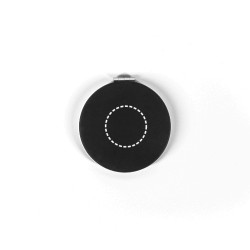  Miroir rond double face avec extérieur en PU mat