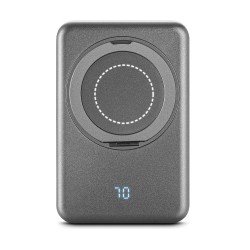  Batterie nomade magnétique de 10 000 mAh avec chargeur sans filCouleur:Gris foncé