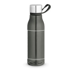  Bouteille en PET recyclé (100 % rPET) avec une finition brillante translucide