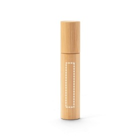  Atomiseur de parfum rechargeable avec boîtier en bambou naturelCouleur:Naturel