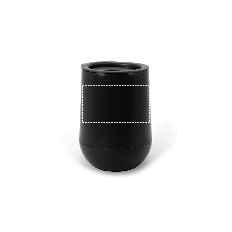  Tasse de voyage en PP à double paroi isolée à l'air