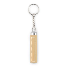  Porte-clés en bambou et ABS avec lampe torche LEDCouleur:Naturel