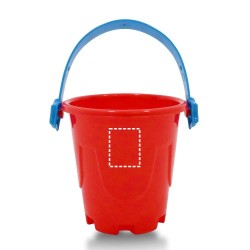  Seau de plage en PP avec 5 accessoires