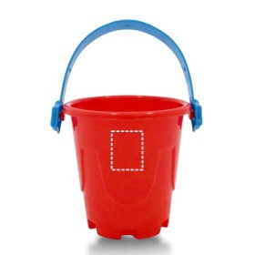  Seau de plage en PP avec 5 accessoires