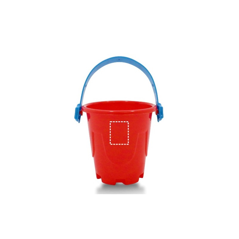  Seau de plage en PP avec 5 accessoires