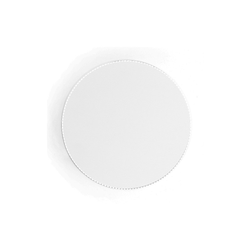  Tapis de souris rond avec base en caoutchoucCouleur:Blanc