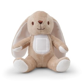  Peluche en polyester en forme de lapinCouleur:Beige