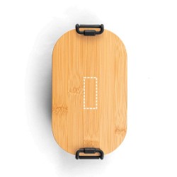  Boîte en PP hermétique avec couvercle en bambou