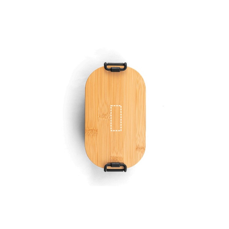  Boîte en PP hermétique avec couvercle en bambou