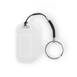  Localisateur sans fil compact et léger en ABS recyclé (100 % rABS)Couleur:Blanc