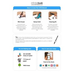  Kit comprenant un « Infinitebook » à couverture rigideCouleur:Noir