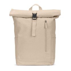  Sac à dos à enroulement en coton recyclé et polyester recyclé (380 g/m²)Couleur:Naturel