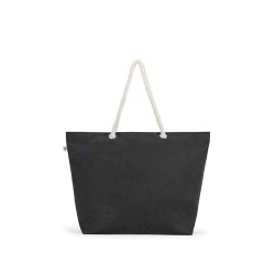  Sac de plage en coton recyclé (220 g/m²)Couleur:Noir